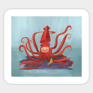 The giant squid Sticker